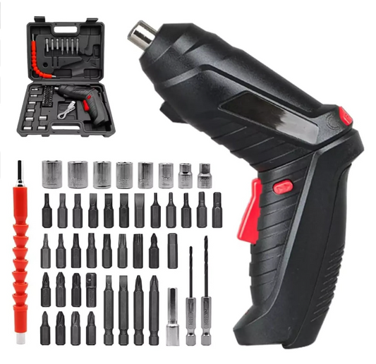 Destornillador eléctrico recargable.