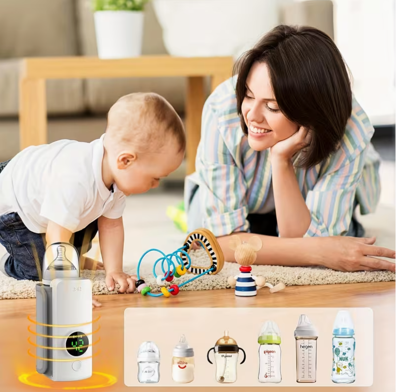 Calentador De Biberón Inalámbrico Ideal para Viajes, Casa y Paseos.