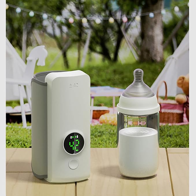 Calentador De Biberón Inalámbrico Ideal para Viajes, Casa y Paseos.