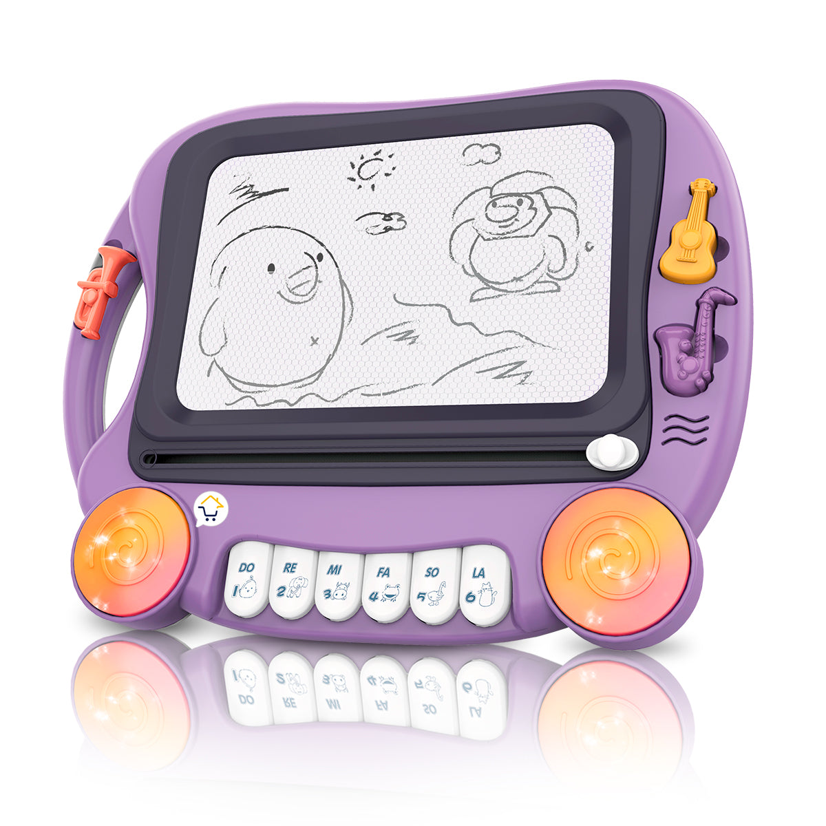 Piano Mágico 2 en 1 con Pizarra Creativa